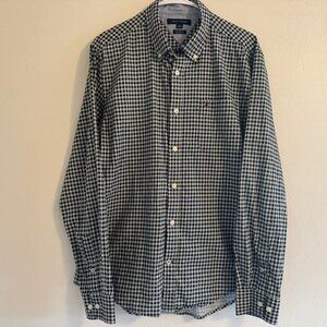 Tommy Hilfiger Men's Long Sleeve Button-Down Shirt - Size L - Gingham Check